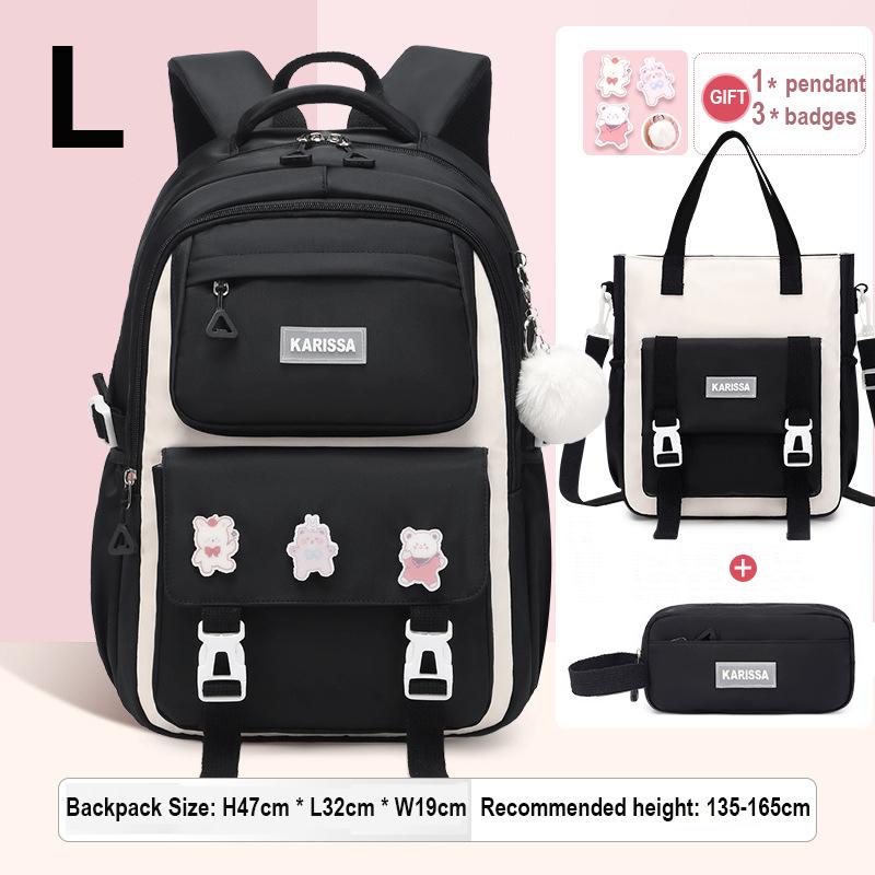 Seturi de 3 bucăți rucsac pentru copii pentru fete cadou Genți de școală de capacitate mare Rucsac pentru școala primară geantă