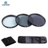 Lightdow Lens Filter ND2 ND4 ND8 3 In 1 Set Neutral Density Filter 49 52 55 58 62 67 72 77 82 for Nikon Sony Pentax Canon Camera