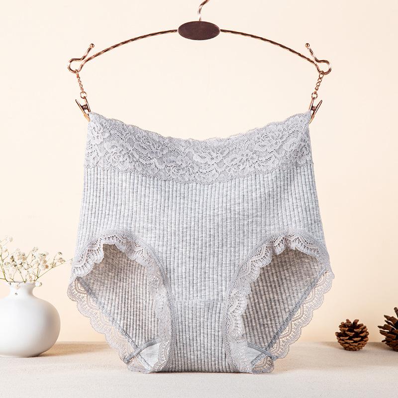 Sexy Lace Panties High Waist Women's Cotton Panties Breathable Comfortable Panties