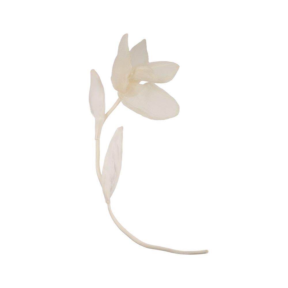 2pcs 3D Clothing Patches Handmade Clothing Applique Magnolia Flower Appliques  Dressmaking