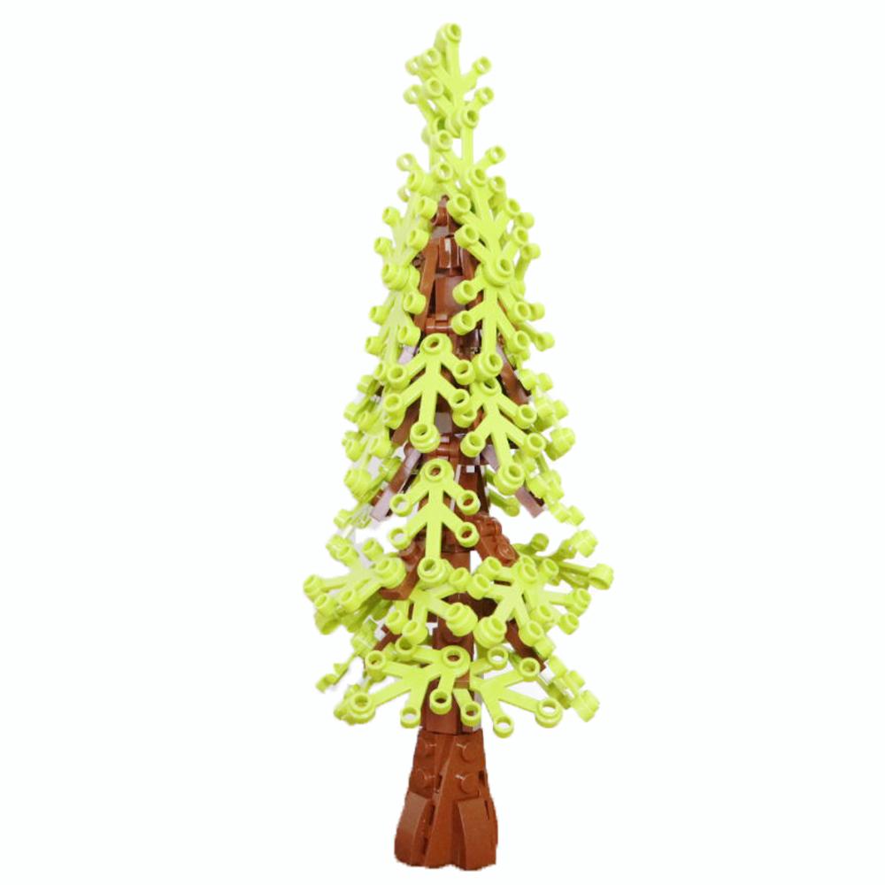 MOC City Street Scene Plant Model Sets Forest Assemble Building Block Park Jungle Assemble Bricks Toys