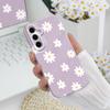 Tender Daisy Phone Case For Samsung Galaxy S25 S24 S23 S22 S21 S20 Plus Ultra FE 5G Film Hard Cover