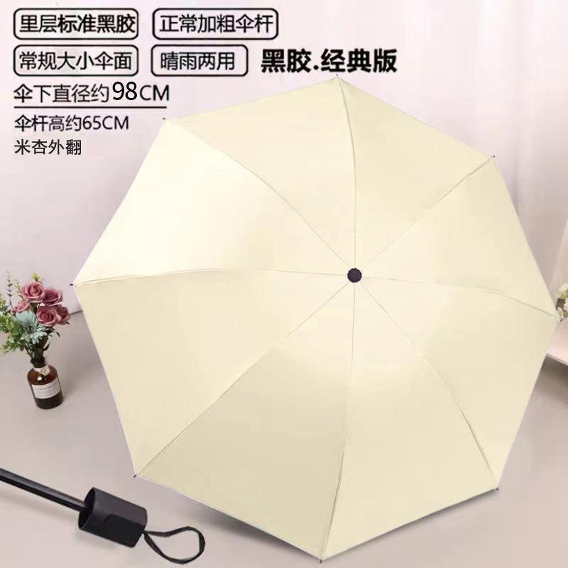 Oversized Women's Weather and Rain Dual-purpose Vinyl Sunscreen, UV Protection, Sunshade, Twelve Broken Stacked Umbrellas, Advertising Custom
