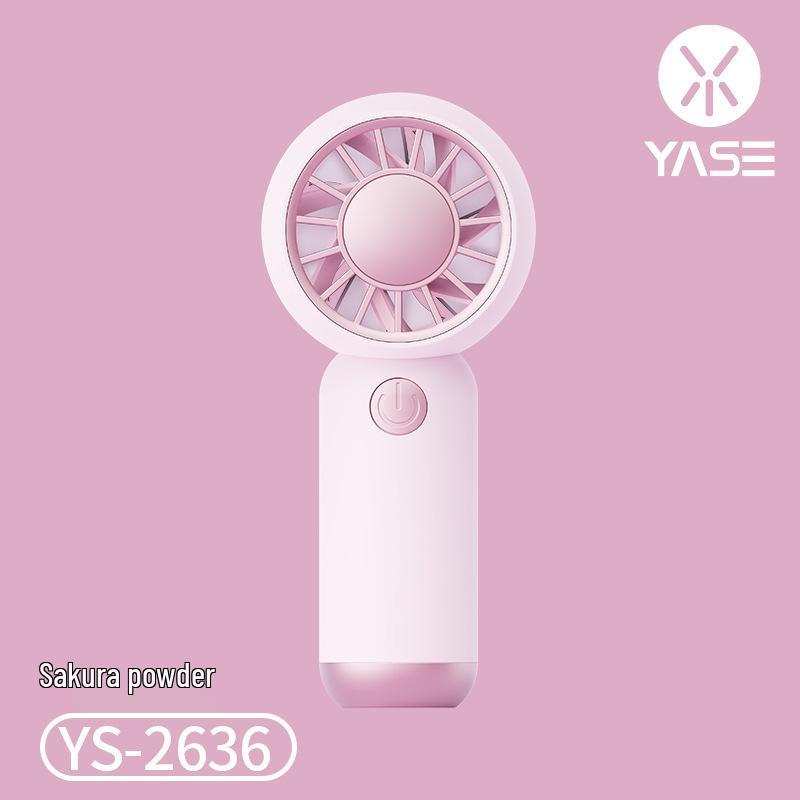 Handheld USB Rechargeable Mini Fan - Customizable Logo for Summer Office Factory/Wholesale/Export/Cross-border/Custom