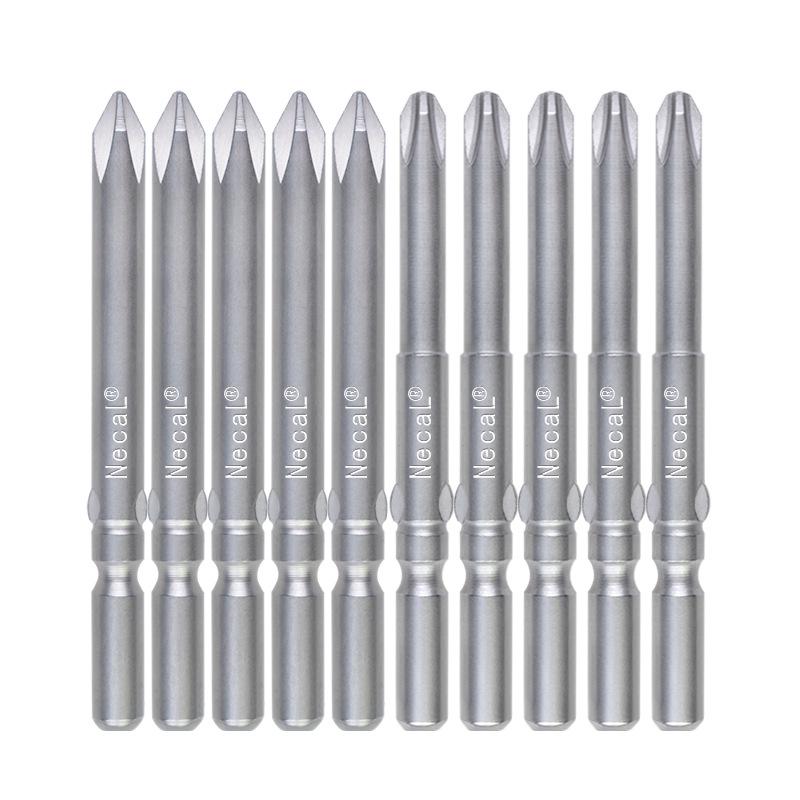 Nigao 801 Phillips Electric Screwdriver Bit, S2 Steel, Magnetic, 5mm Shank, 60mm/80mm Length