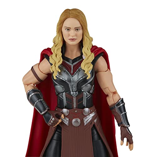 Hasbro Marvel Legends Series Thor: Love and Thunder Mighty Thor F1060 Authentic 6-inch (15cm) Action Figure with 4 Accessories and Build-a-Figure Part