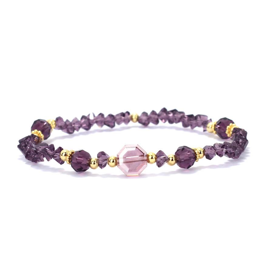 

Фантастический милый красочный браслет женский геометрический бисерный браслет роскошный австрийский хрустальный браслет дружбы подарок для лучшей подруги фиолетовый