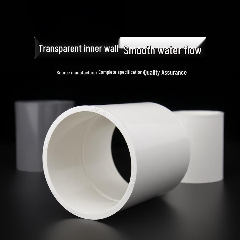 PVC tvarovky pro vodovodní potrubí: Spojky pro akvárium, Průtok vody nahoru/dolů, Průchozí, Velikosti 20-315