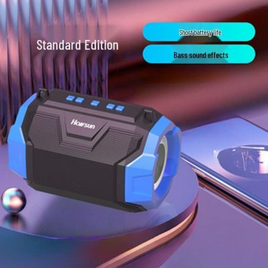 Prenosný Bluetooth TWS reproduktor s basovým reproduktorom - Kompatibilný pre vonkajšie použitie/domáce kino