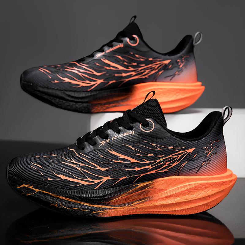 Running Shoes Carbon Board Speciality Marathon Men Sports Breathable Lightweight Women'S Comfortable Athletic Nonskid Sneakers
