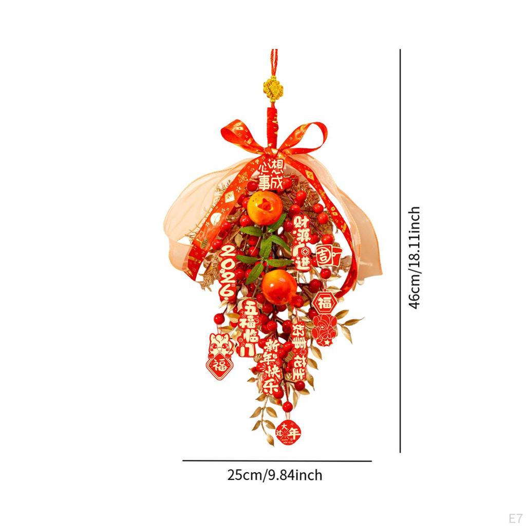 Chinese Year Hanging Decoration Decor Decorative Traditional Entryway Sign for