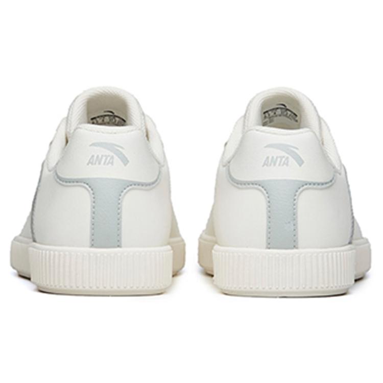 Anta Casual Abrasion Resistant Low top Skateboard Shoes Women's White Green 122228060-3