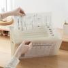 A4 Wall Hanging File Organizers Large Capacity Expandable Documents Case  Space Saving
