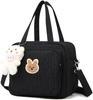 MAQKON Muttertasche, Große Kapazität, Leicht, Schultergurt, 2-Wege, Stilvoll, Niedlich, Reisen, Ausflüge, Krankenhaustasche, Flaschenbeutel, Baby
