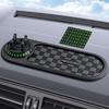 Dashboard Anti Slip Mat with Phone Holder 360-Degree Rotation Dashboard Mount Built-in Parking Number Plate Secure Phone Holder for Driving
