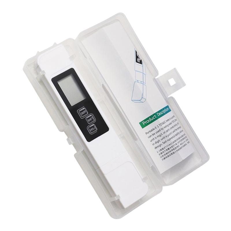 Multifunctional Water Quality Tester Monitors TDS & Temperature ABS Perfect for Household Aquariums Pool & Laboratory