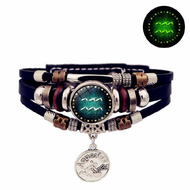 Lightweight Constellations Bracelet Zodiacs Charm Wrist Accessory For Night Event Comfortable Everyday Fashion Jewelry