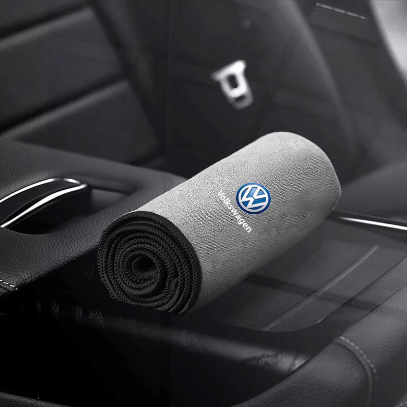 Microfiber Cleaning Cloth Absorbent Car Wash Drying Towel For Volkswagen VW Rline R GTI Golf Polo Passat Magotan Tiguan Bora GTD zg9