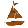 Rustic Sailboat Vintage Nautical Boat-Shaped Flower Pot Funny Planter Succulent Pots for Garden Patio Porch Indoor Outdoor Decor