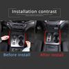 Carbon Fiber Red Center Console Gear Side Strip Sticker For Honda Pilot 17+