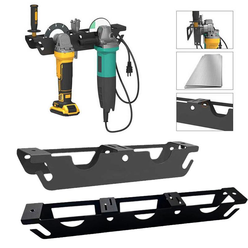 Winkelschleifer-Aufbewahrungsregal, platzsparender Schleiferständer mit Kabelaufhänger, Winkelschleifer-Rack, stabiler Poliererhalter
