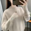 Autumn Winter Women  Solid Sweater Tops Female Loose Casual Warm Jumpers Ladies Long Sleeve Knitted Tops