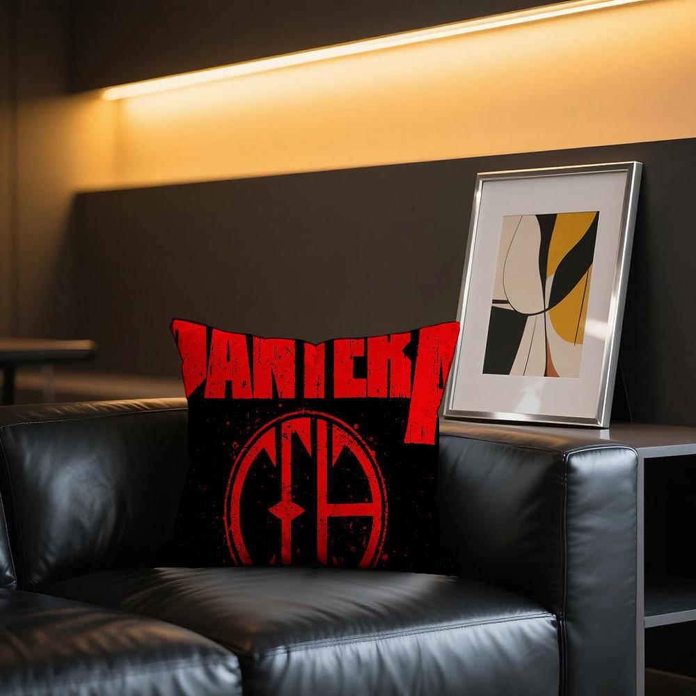 P-PanterA Rock Band cushion cover Comfortable and soft bedding skin friendly leisure sofa car office pillowcase