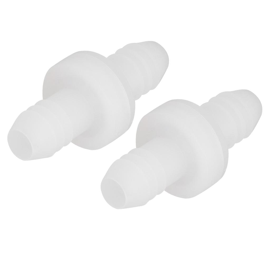 2Pcs Check Valve 3Celsius8in 10mm Plastic 1 Way Water Non Return for Compressor Aquarium Pump Fuel Gas Liquid