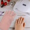 1Pair Uv Protection Nail Gloves for Gel Manicure Heat Resistant Anti-Uv Cotton Breathable Manicure Gloves for Nail Salon Women