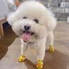 4Pcs/Set Soft Dog Summer Jelly Sandals Cartoon Hollow Puppy Shoes  for Hot Roads