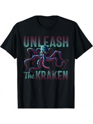 Kraken Vintage Unleash The Giant Kraken T-Shirt