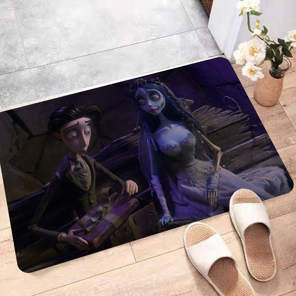 

C-Corpse B-BrideS Anime Door Mat Washable Non-Slip Living Room Sofa Chairs Area Mat Kitchen Doormat Area Rug 40x60cm
