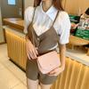 Fashion embossed pattern single shoulder crossbody chain small square bag versatile women's bag