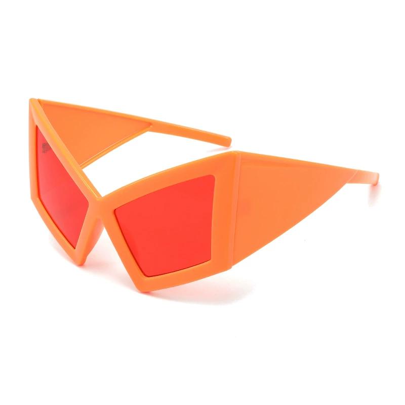 New Fashion Oversized Cat-Eye Glasses for Women and Men High-End Hip-Hop Style Eyewear Versatile Daily Trendy Accessory