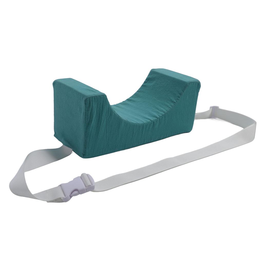 Head Positioner Pillow Green Cotton Cloth Comfortable Breathable Adjustable Neck Support Head Stabilizer Pillow for Wheelchair Patients