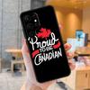 Canada Canadian Flag Phone Case For Samsung Galaxy S25 S24 S23 S22 S20 S21 Ultra S9 S10 Plus S25 FE Back Cover