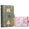 With Password Lock 100 Envelopes Money Saving Challenge Save Money Get Rich Savings Binder Reusable PU Money Collection Book