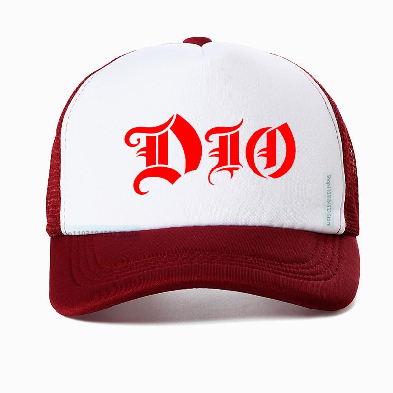 Dio Ronnie James Dio Heavy Metal Band Baseball Cap Men Essential Hipster Casual Summer Adjustable Mesh Breathable Hat