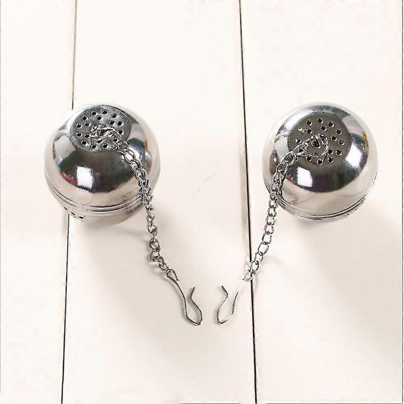 2pcs Stainless Steel Mesh Tea Ball 1.5'' Tea Infuser Ball Strainer