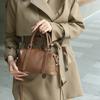 Women's handbag to work commuter women's bag leather messenger bag vegetable tanned first layer cowhide retro shoulder Boston bag