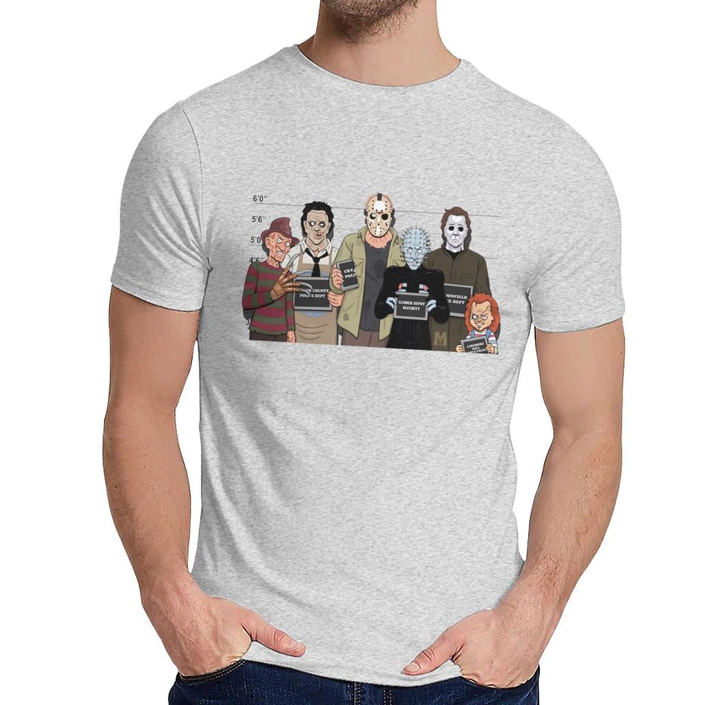 O Neck Stephen King Horror Tee Usual Suspects Serial Killers Horror Movie T Shirt Arrival