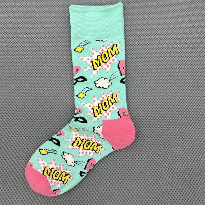 Happy Socks Women's Unisex Combed Cotton Sock Cherry Strawberry