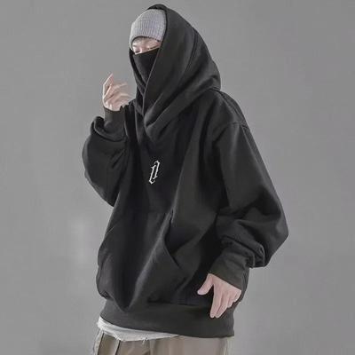 Heren Trendy Harajuku Coole Herfst Losvallende Hoodie.