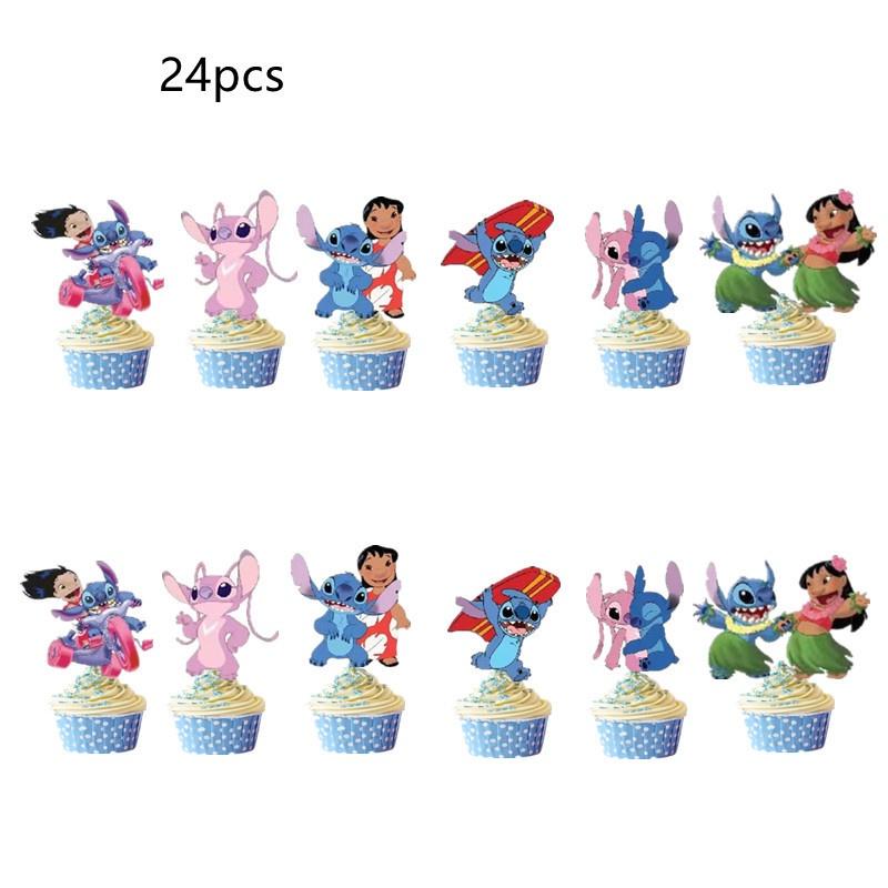 Cartoon Stitch Party-Set Pappteller Servietten Und Dekorationen