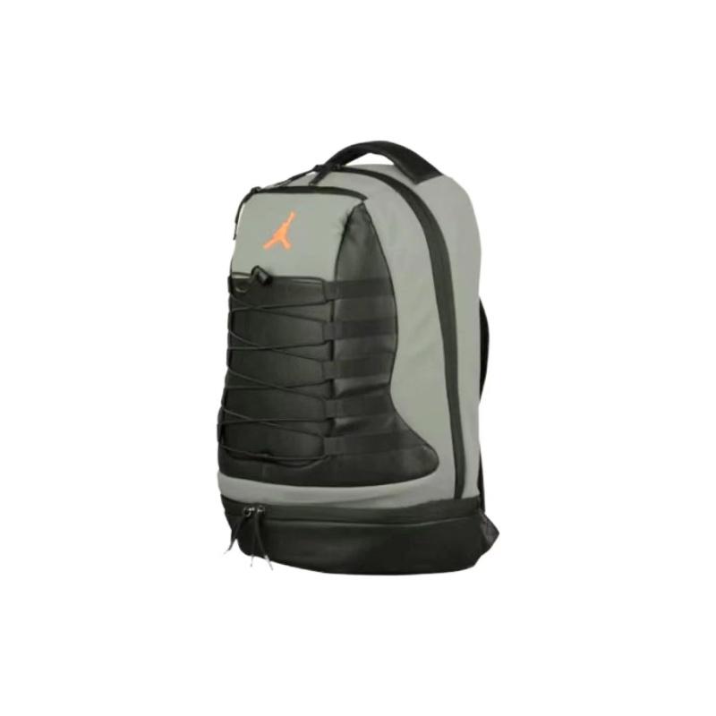Jordan Polyurethane Backpack Regular Unisex Black Gray Jordan 9A0037-G3X