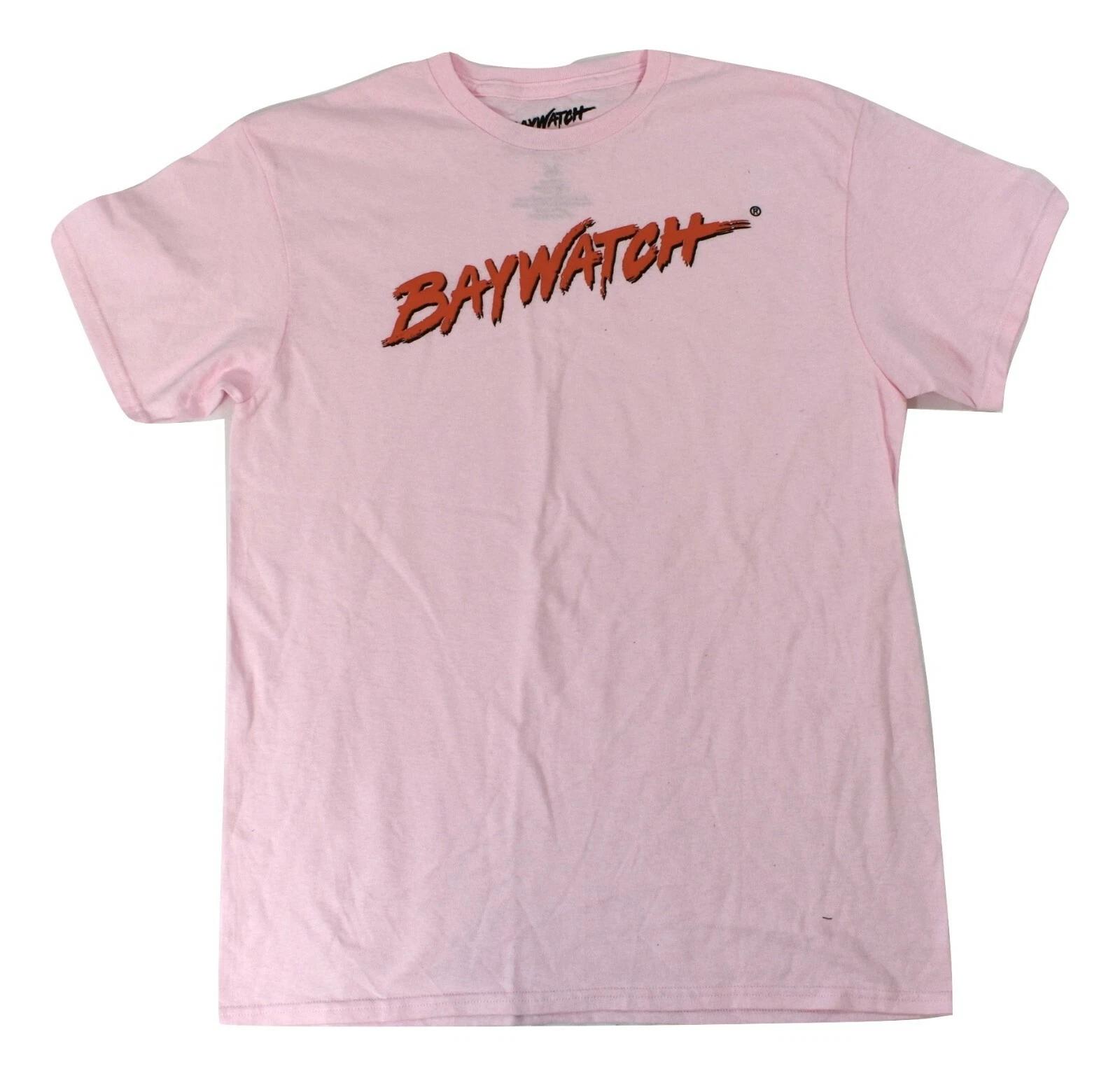 Baywatch Mens Classic TV Series Pink Shirt New S-XL S
