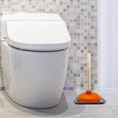 2Pcs Plunger Trays Fast-Drying Air Mats Easy To Clean Reusable Bathroom Toilet Plunger Holder Tray Plunger Mats