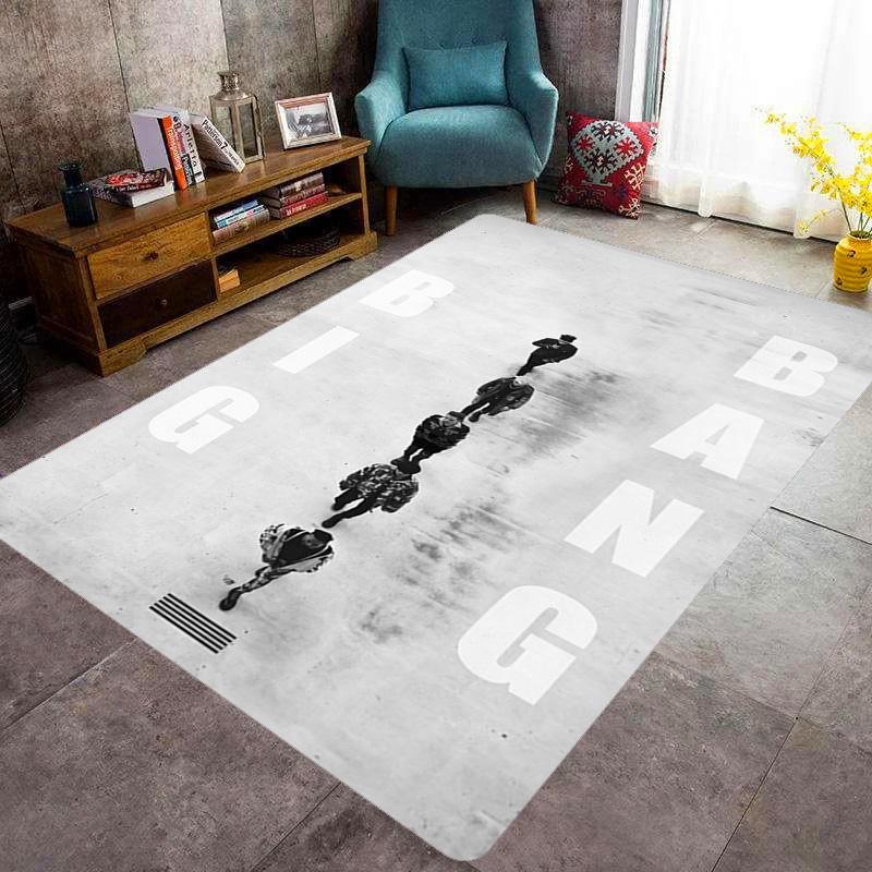 Bold Design: Big Bang Symbolism Carpet Floor Mats Living Room and Bedroom Mats Protective Pad Fashion Room