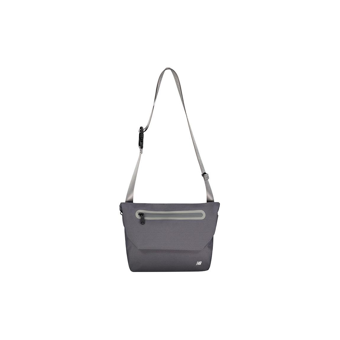 New Balance Gray Versatile Sports Casual Trend Fabric Crossbody Shoulder Bag Unisex bags LAB41406GR Gray