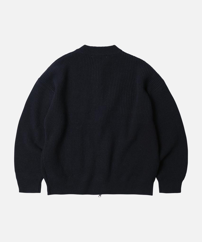 Frizmworks Wool Deck Zip Up Cardigan _ Navy